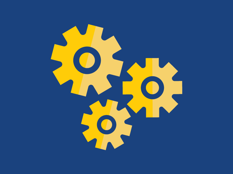 Illustration of gears