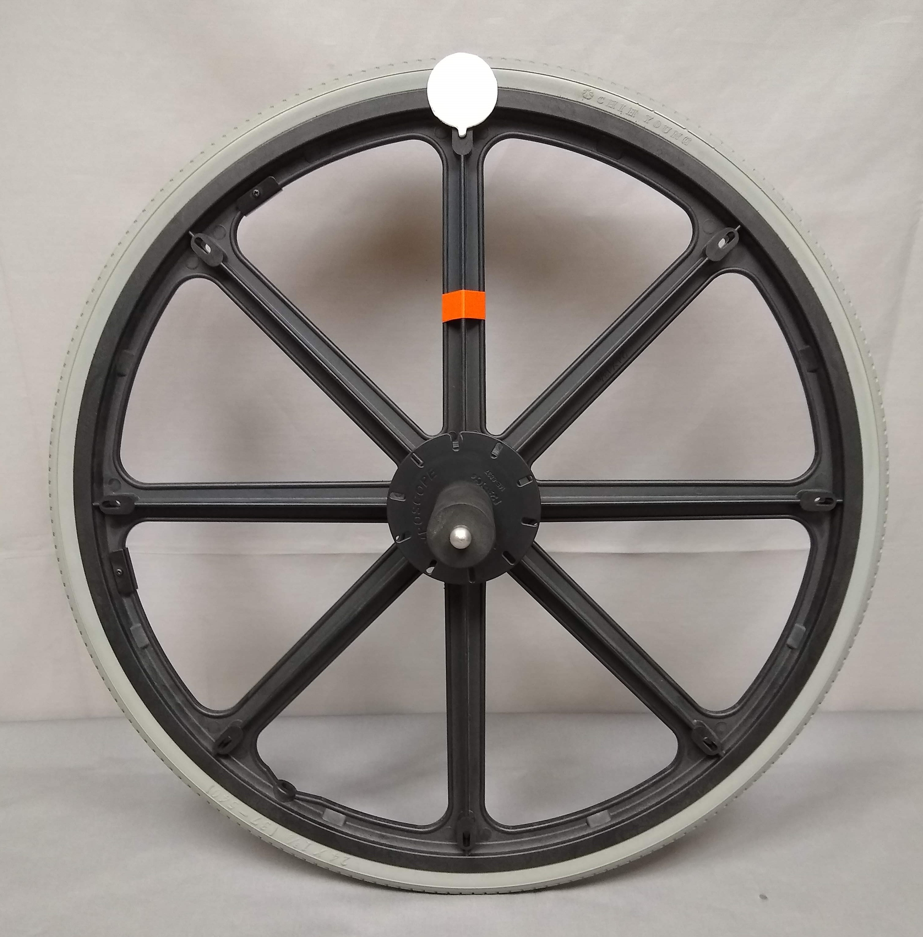 Motion in two dimensions on a handheld wheel. 
